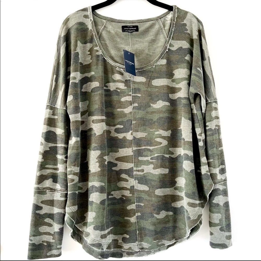 Lucky Brand Camo Thermal Long Sleeve - Two Available (S & M) - NWT